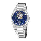 Festina Swiss Made 40mm Rivé Open Heart Blue Dial Men's Watch F20053/2