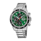 Festina Swiss Made 45mm Aviator North Chrono Green Dial Men's Watch F20055/2
