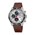 Festina Swiss Made 46mm Aviator North Chrono White Dial Men's Watch F20056/1