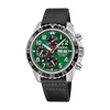 Festina Swiss Made 46mm Aviator North Chrono Green Dial Men's Watch F20056/2