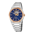 Festina Swiss Made 40mm Rivé Open Heart Blue Dial Men's Watch F20061/2