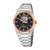 Festina Swiss Made 40mm Rivé Open Heart Black Dial Men's Watch F20061/4