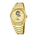 Festina Swiss Made 40mm Rivé Open Heart Beige Dial Men's Watch F20062/2
