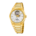 Festina Swiss Made 35mm Rivé Open Heart Silver Dial Women's Watch F20064/1
