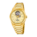 Festina Swiss Made 35mm Rivé Open Heart Beige Dial Women's Watch F20064/2