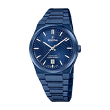Festina Swiss Rivé 40mm Blue Dial Men's Watch F20078/1