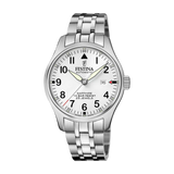 Festina Swiss Made 43mm Aviator North Silver Dial Men's Watch F20151/A