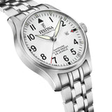 Festina Swiss Made 43mm Aviator North Silver Dial Men's Watch F20151/A
