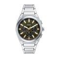 Fossil Everett 44mm Olive Green Dial Men's Watch FS6183