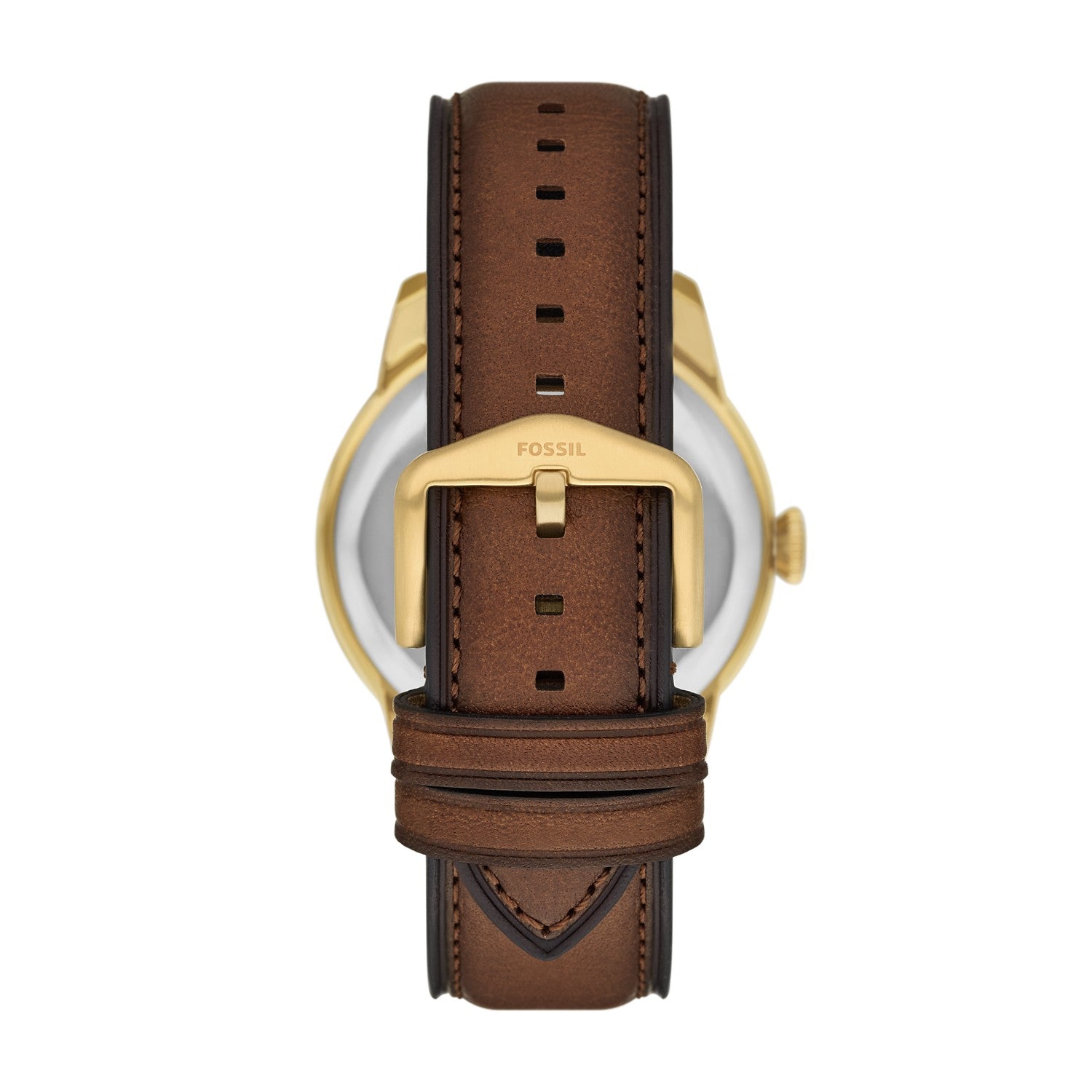 Fossil Townsman Big Tic 42mm Gold Dial Men's Watch FS6190