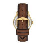 Fossil Townsman Big Tic 42mm Gold Dial Men's Watch FS6190