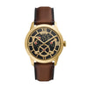 Fossil Townsman Big Tic 42mm Gold Dial Men's Watch FS6190