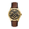 Fossil Townsman Big Tic 42mm Gold Dial Men's Watch FS6190