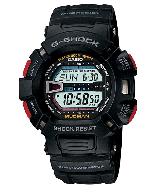 G-Shock Mudman Master of G 46.3mm Black Dial Men's Watch G9000-1V
