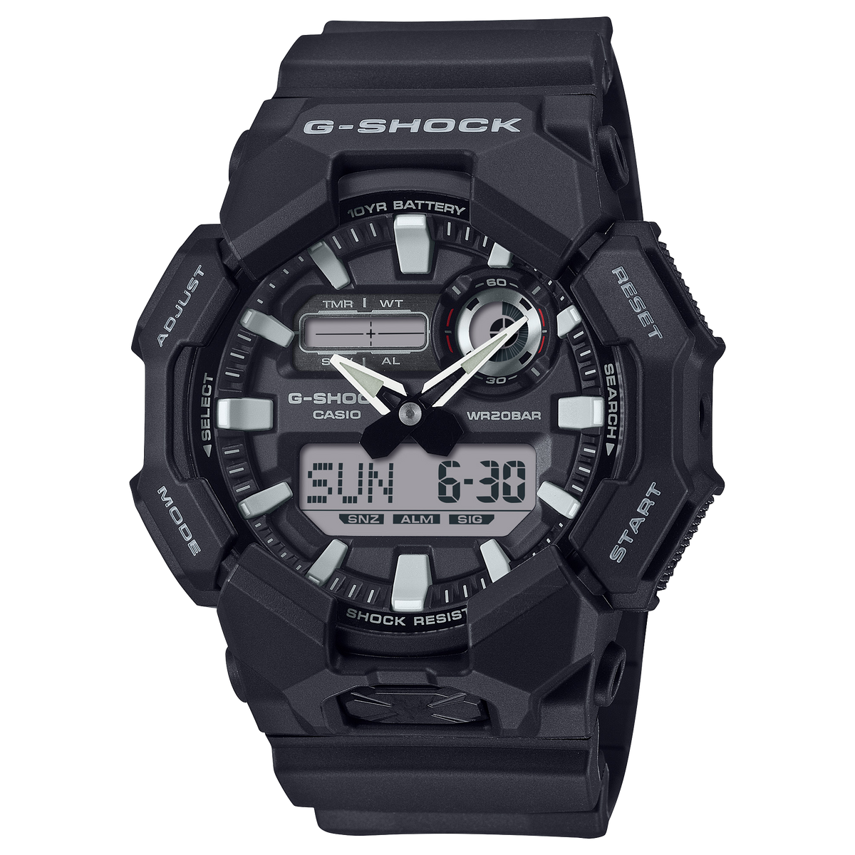 G-Shock Analog-Digital 10-Year Battery Black Men's Watch GA010-1A