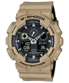 G-Shock GA-100 Military Series Analog-Digital 51.2mm Black Dial Men's Watch GA100L-8A