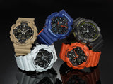 G-Shock GA-100 Military Series Analog-Digital 51.2mm Black Dial Men's Watch GA100L-8A