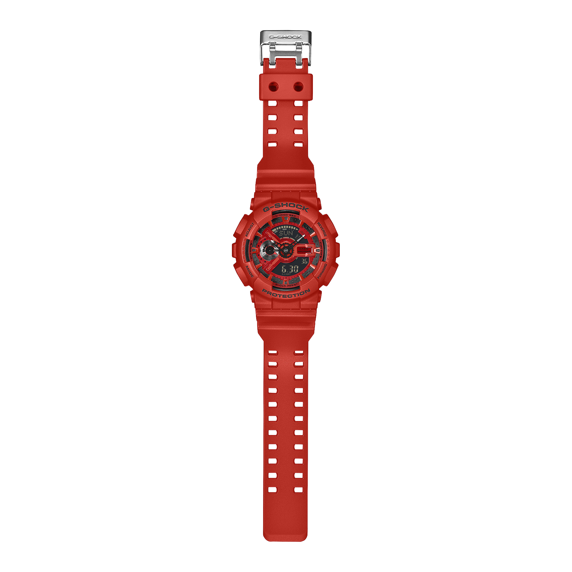 G-Shock Analog-Digital 110 Series 51.2mm Black/Digital Dial Men's Watch GA110RRB-4A