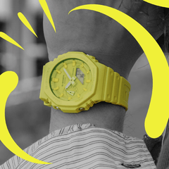 G-Shock Analog-Digital Volt Yellow Men's Watch GA2100-9A9