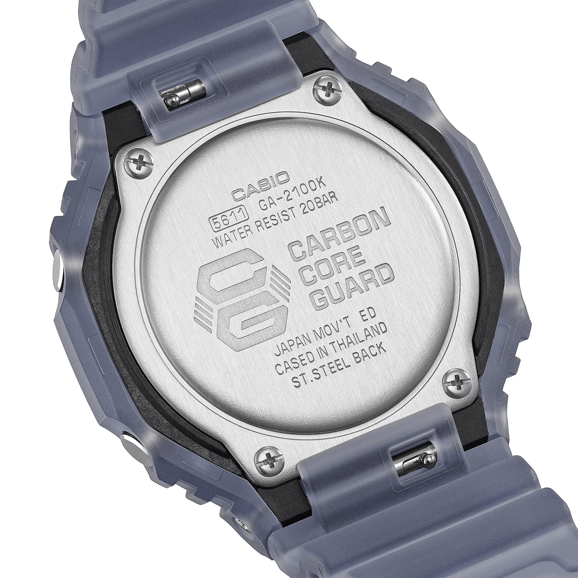 G-Shock Analog-Digital 2100 Series 45.4mm Black/Digital Dial Men's Watch GA2100K-2A