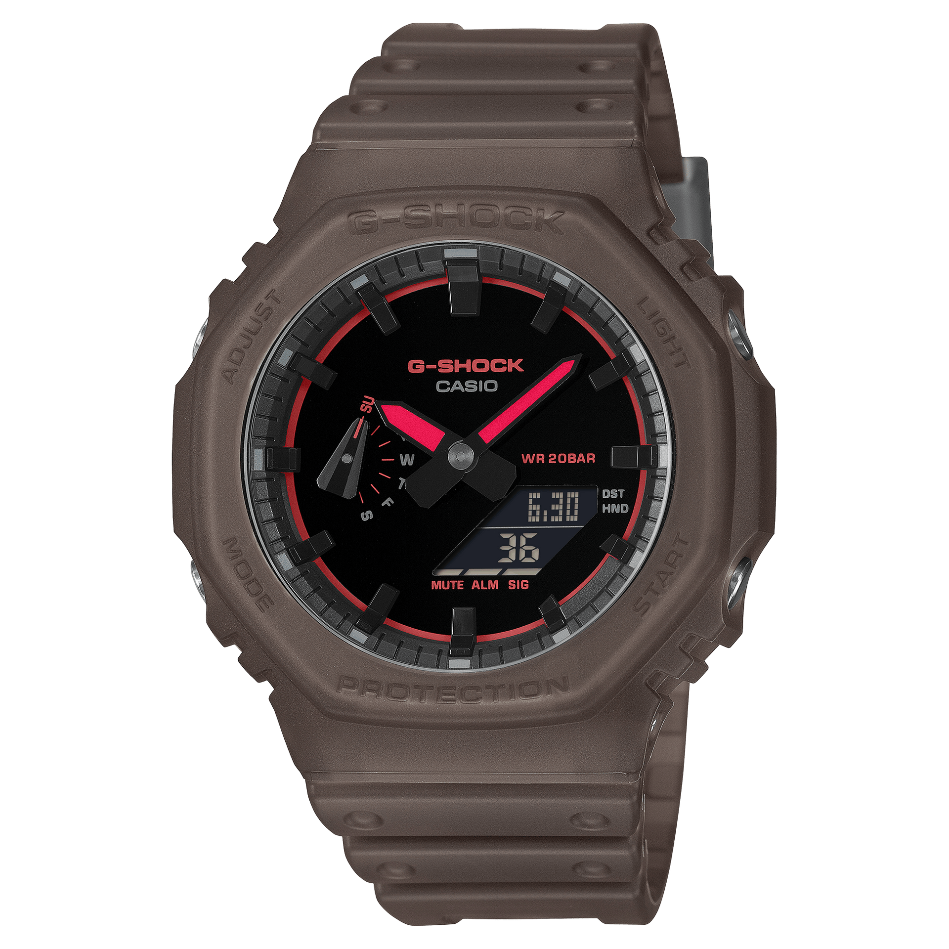 G-Shock Analog-Digital 2100 Series 45.4mm Black/Digital Dial Men's
