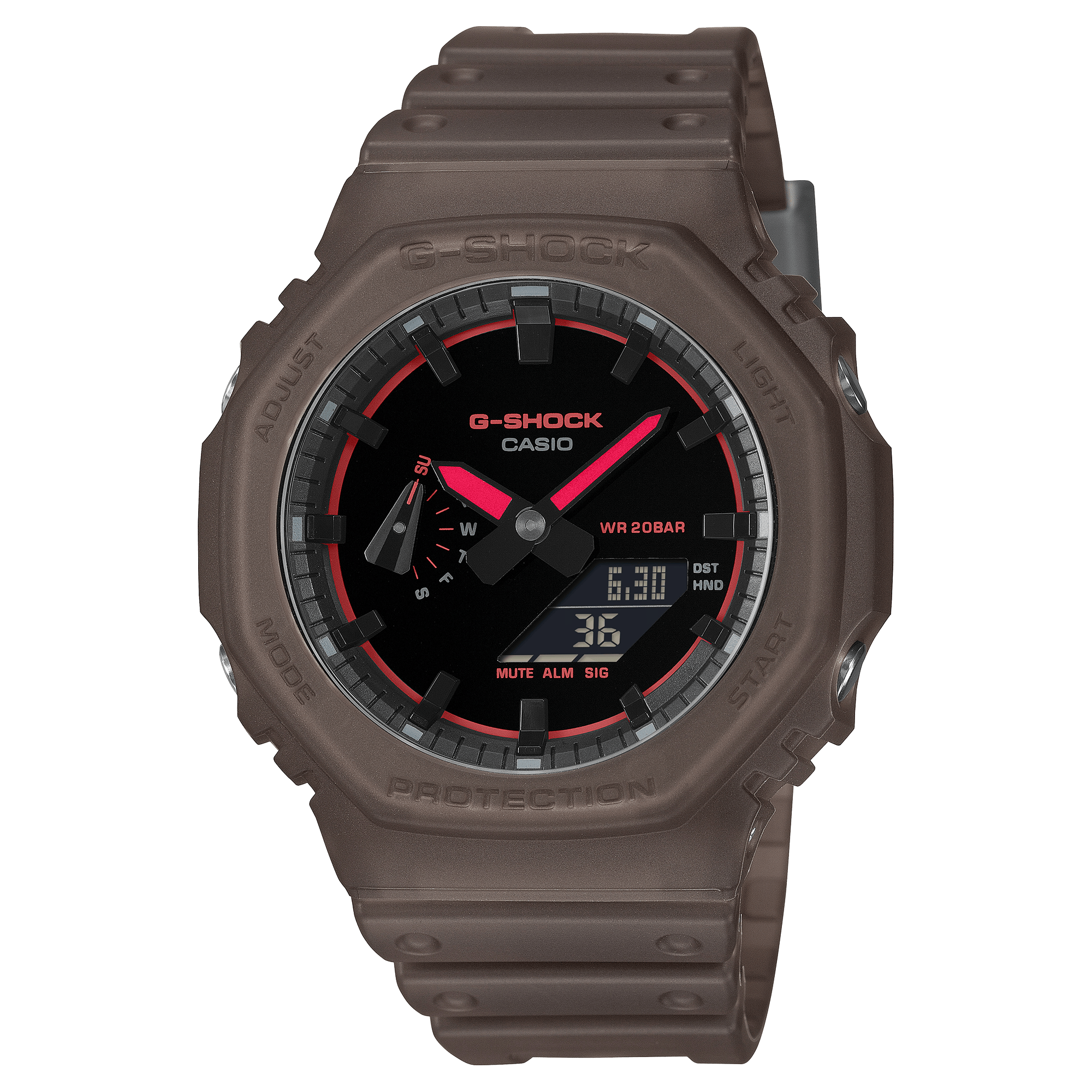 G-Shock Analog-Digital 2100 Series 45.4mm Black/Digital Dial Men's Watch GA2100K-5A