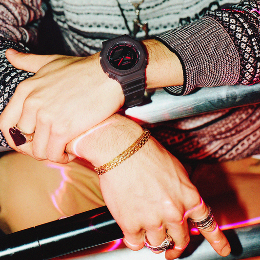 G-Shock Analog-Digital 2100 Series 45.4mm Black/Digital Dial Men's Watch GA2100K-5A