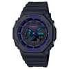 G-Shock GA-2100 Series 45.4mm Blue/Digital Dial Men's Watch GA2100VB-1A