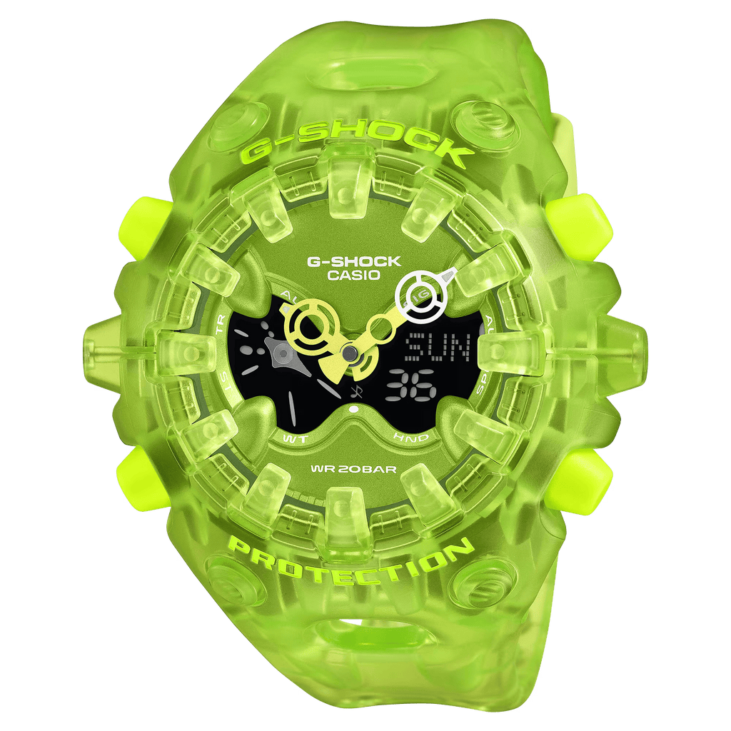 G-Shock Analog-Digital GA-V01 Series 58.2mm Neon Green-Digital