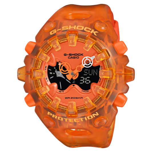 G-Shock Analog-Digital GA-V01 Series 58.2mm Bright Orange-Digital Dial Men's Watch GAV01SKE-4A