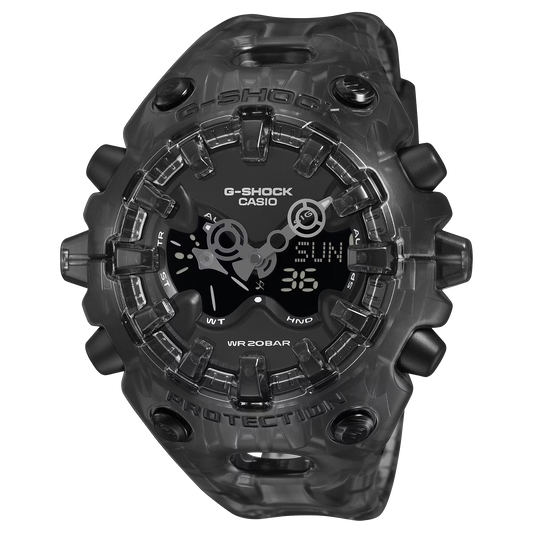 G-Shock Analog-Digital GA-V01 Series 58.2mm Smoky Black-Digital Dial Men's Watch GAV01SKE-8A