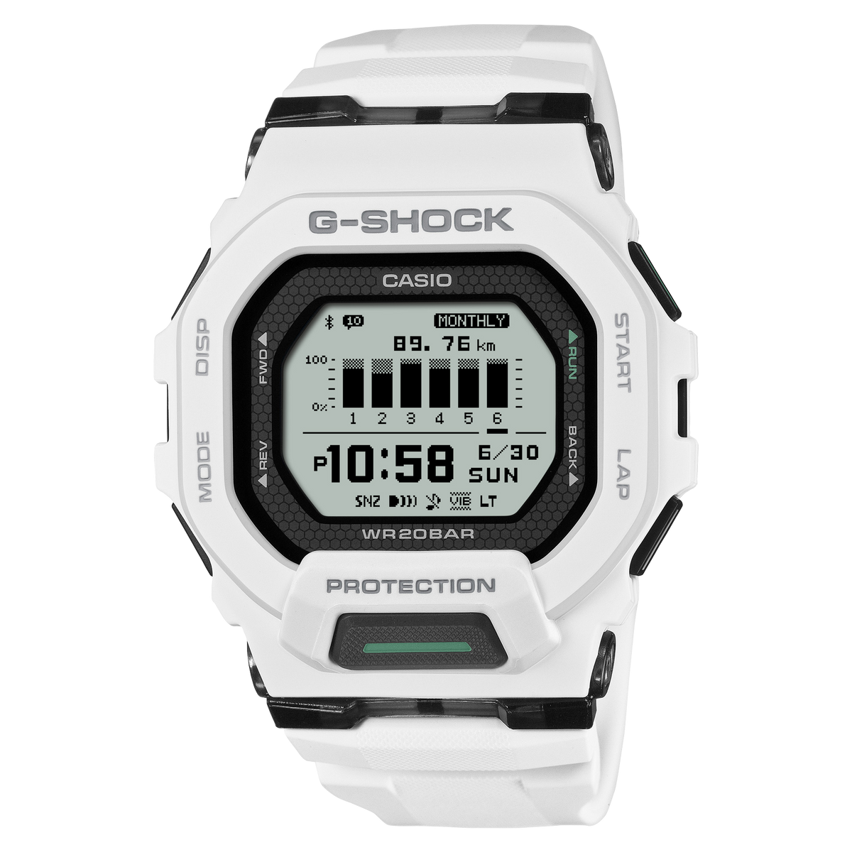 G-Shock MOVE GBD-200 Series 45.9mm Black/Digital Dial Men's Watch GBD200-7