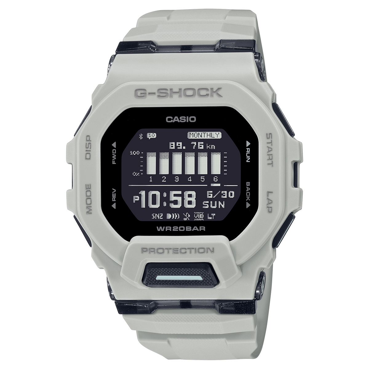 G-Shock Digital MOVE Sports Grey Men's Watch GBD200UU-9