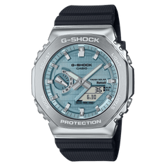 G-Shock G-STEEL Blue Dial Black Strap Men's Watch GBM2100A-1A2