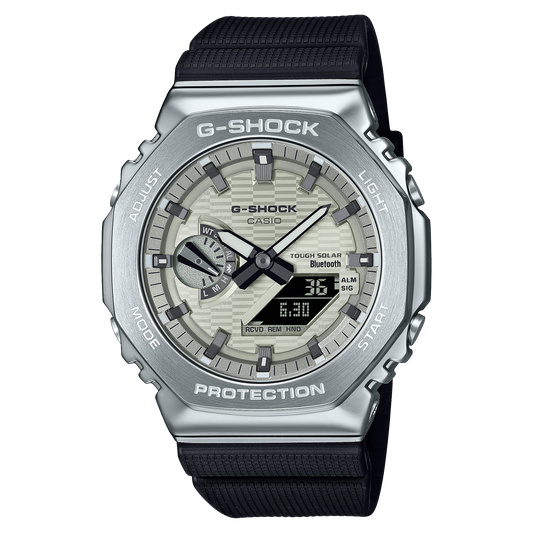 G-Shock G-STEEL 2100 Series 44.4mm Light Yellow Gold Dial Men's Watch GBM2100A-8B