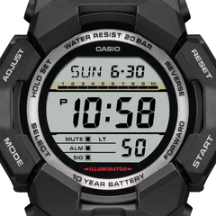 G-Shock Digital 10-Year Battery Black Men's Watch GD010-1