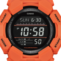 G-Shock Digital 10-Year Battery Orange Men's Watch GD010-4