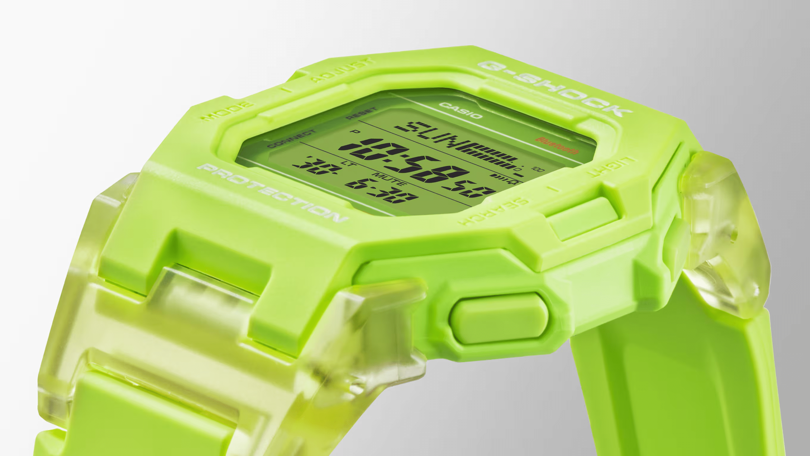 G-Shock Digital 41.5mm Fluorescent Green Men's Watch GDB500S-3