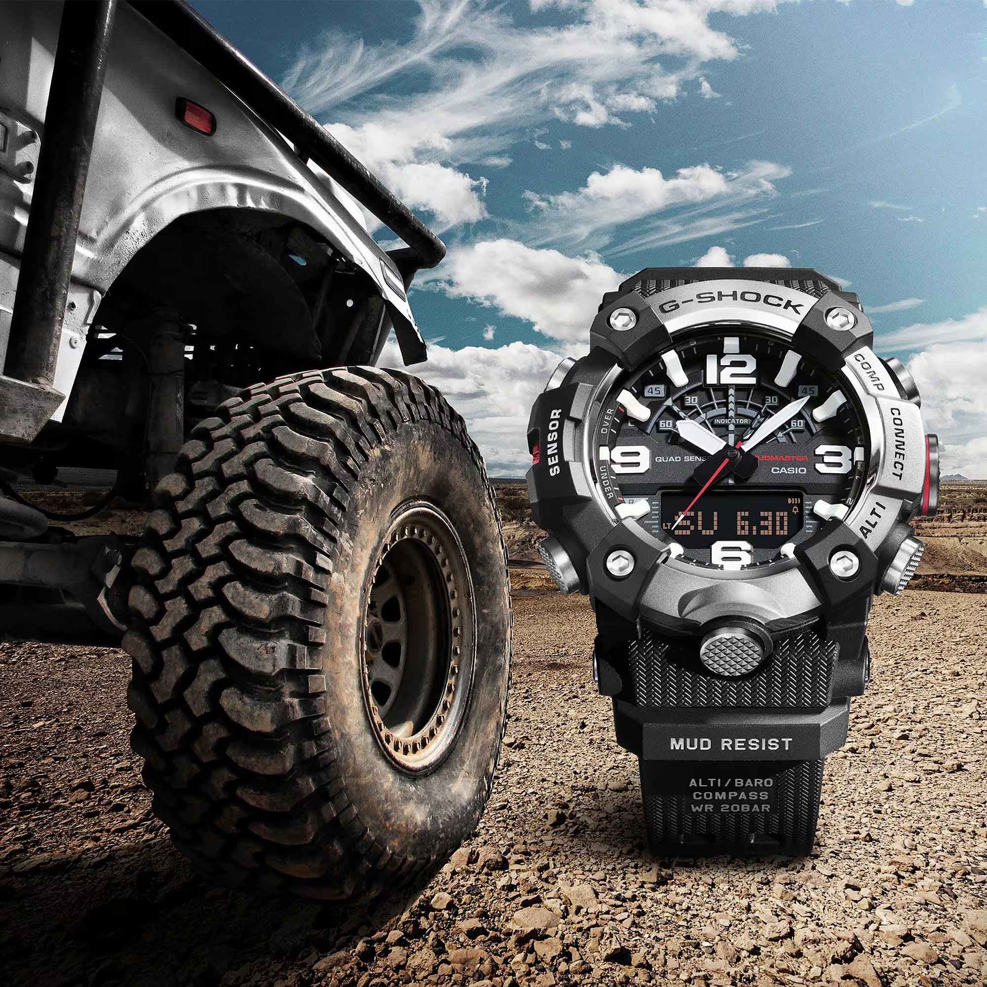 G-Shock Master of G-Land Mudmaster 51.3mm Black Dial Men's Watch GGB100XMB-1A