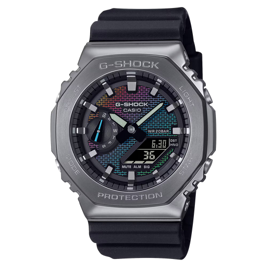 G-Shock Analog-Digital Brick Rainbow Dial Men's Watch GM2100BRW-1A