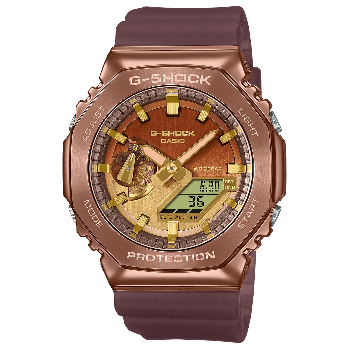 G-Shock Analog-Digital Brown-Purple Men's Watch GM2100CL-5A