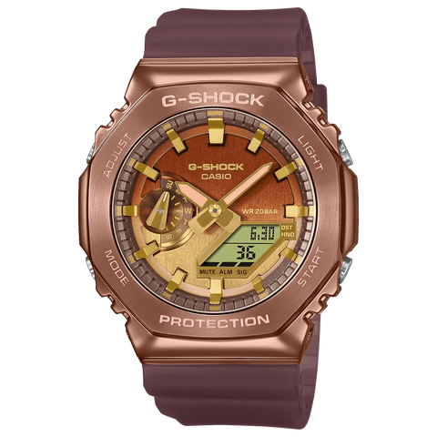 G-Shock Analog-Digital Brown-Purple Men's Watch GM2100CL-5A