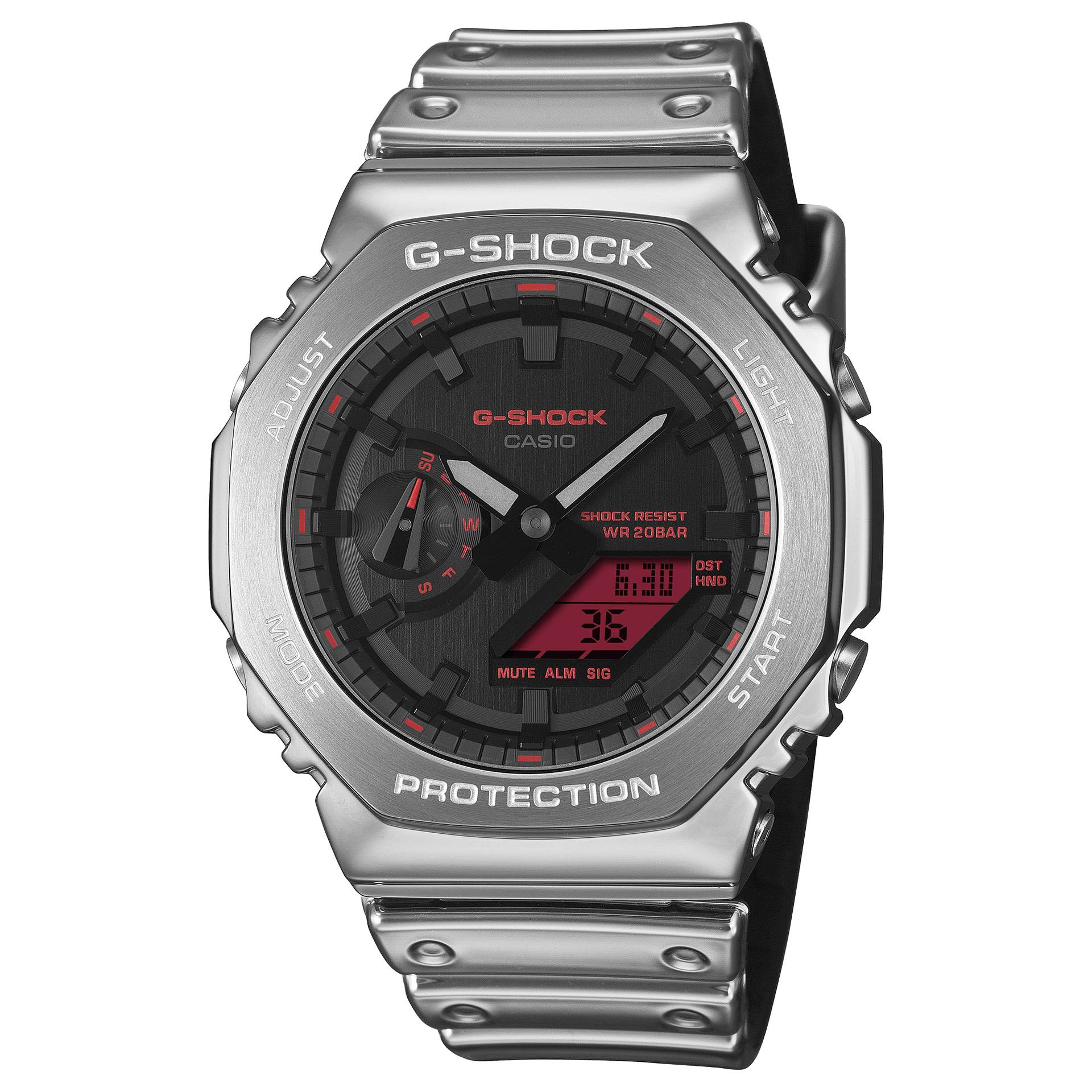時計 G-SHOCK GM-2100 G-Shock Analog-Digital 2100 Series Fine Metallic Series 44.4mm