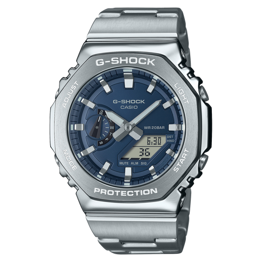 G-Shock G-STEEL Analog-Digital Full Metal Blue Men's Watch GM2110D-2B