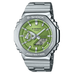 G-Shock G-STEEL Analog-Digital Lime Green Steel Men's Watch GM2110D-3A