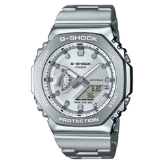 G-Shock G-STEEL Analog-Digital Silver Dial Steel Men's Watch GM2110D-7A