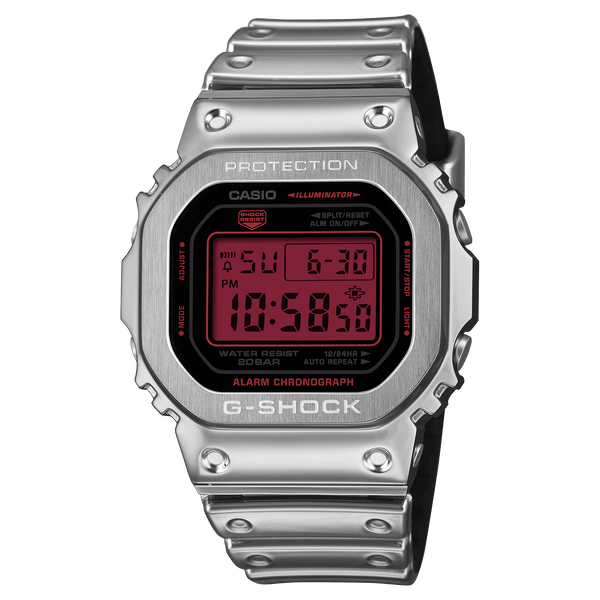 G-Shock Digital 5600 Series 43.2mm Red/Black-Digital Dial Men's