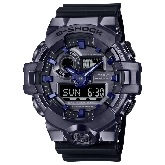 G-Shock G-STEEL Analog-Digital Black-Purple Men's Watch GM700P-6A