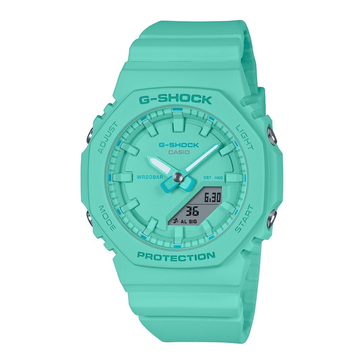 G-Shock Analog-Digital Turquoise Blue Women's Watch GMAP2100-2A