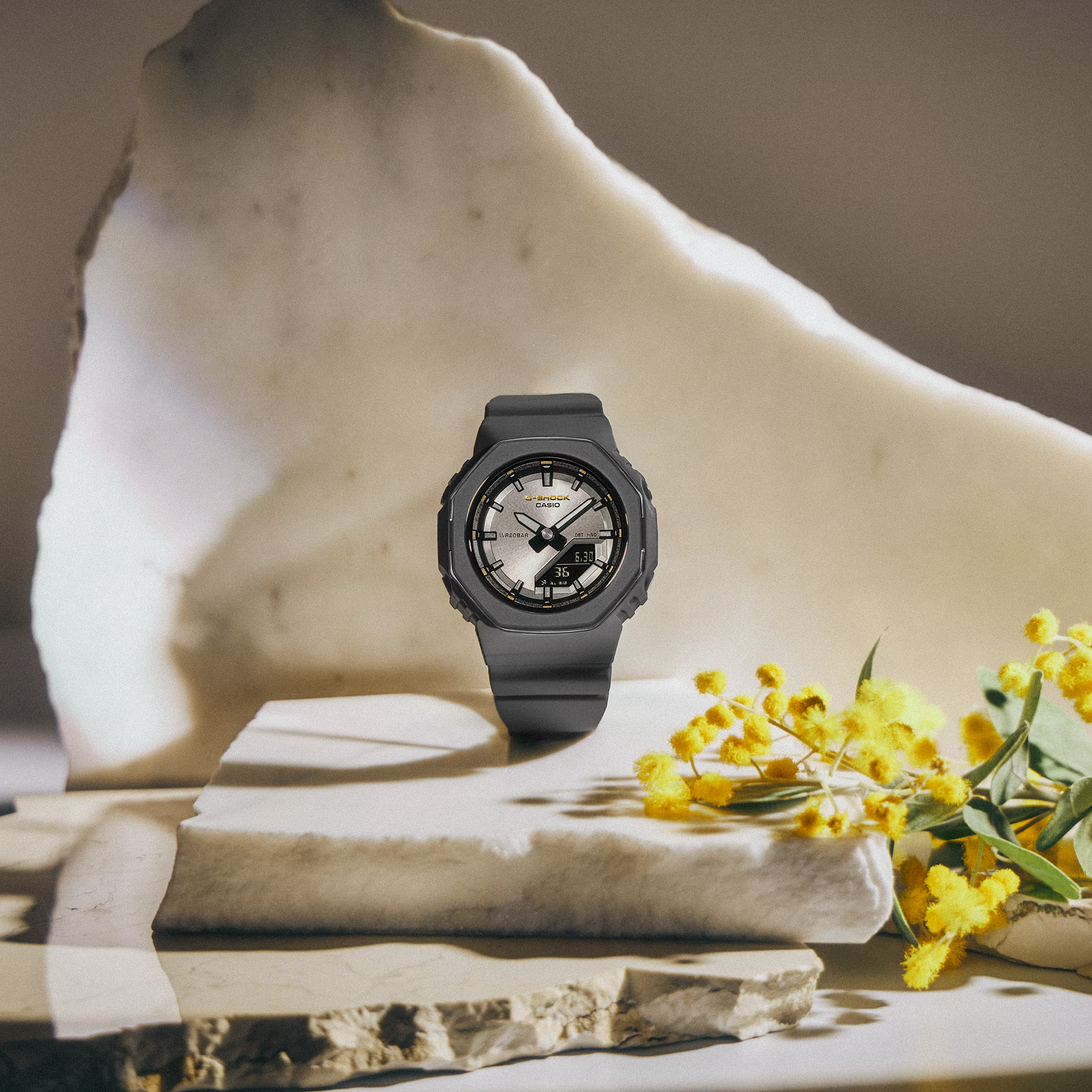 G-Shock Analog-Digital Women 40.5mm Grey Dial Women's Watch GMAP2126W-8A